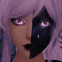 Preview of a galaxy-themed half-face mask mod.