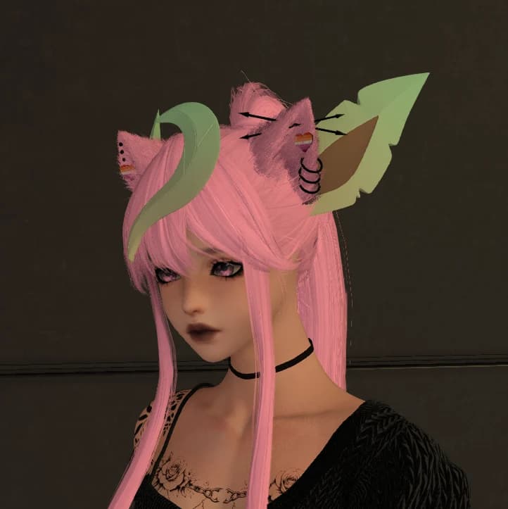 Cute little Leafeon accessories made for myself in my new eeveelution line of accessories.