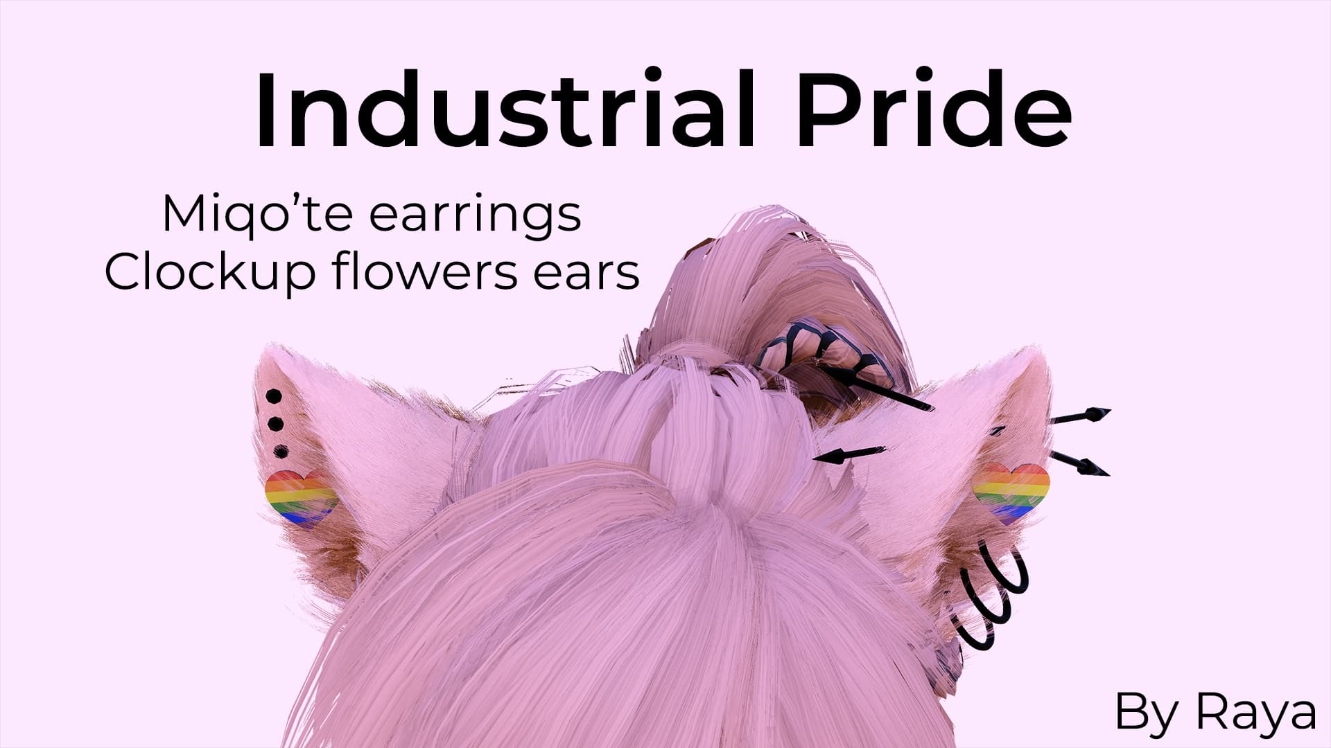 Preview of pride-themed industrial ear piercings.