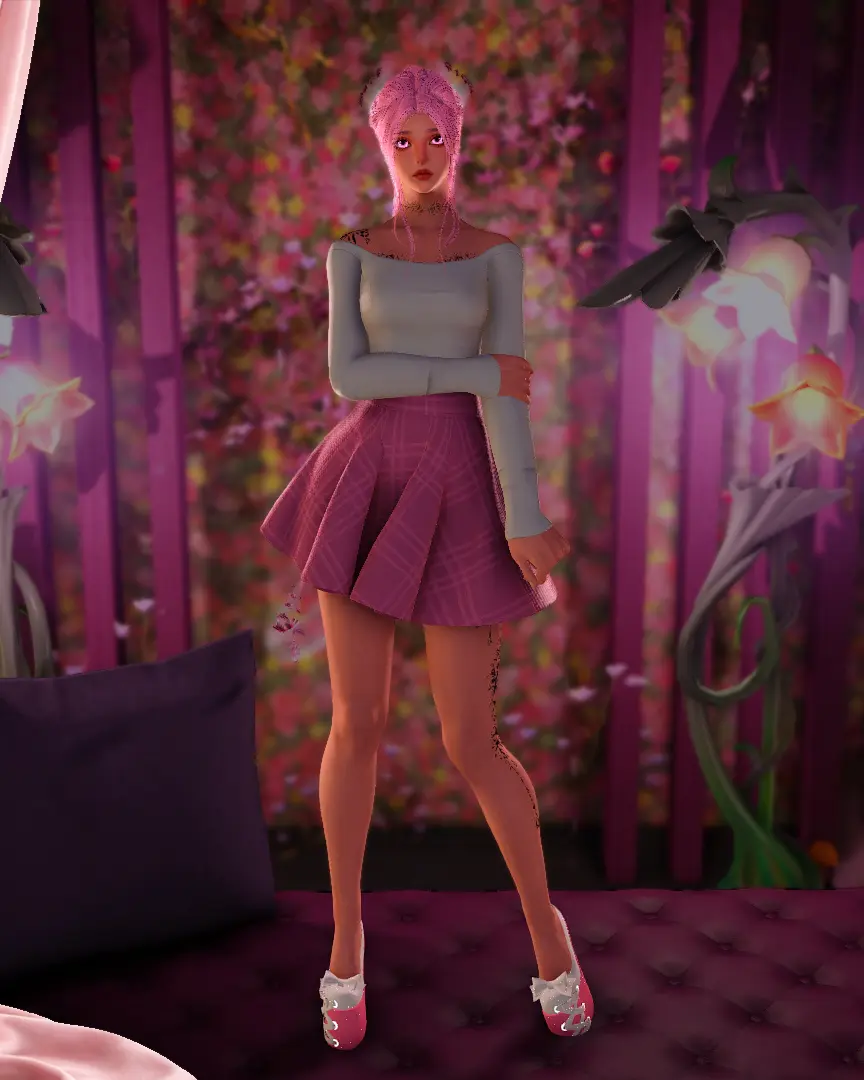 A soft and shy standing animation for all female races.
